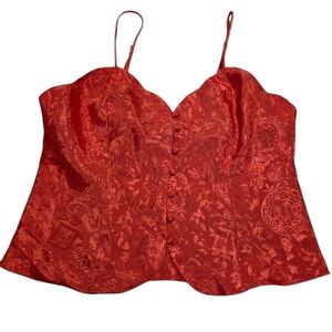 Vtg Victoria's Secret Gold Tag Cami Sleep Top